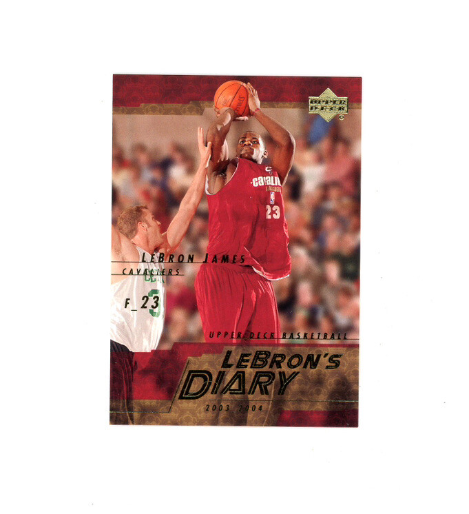 2003-04 Upper Deck ROOKIE LEBRON JAMES RC! Diary LJ7 CAVS! 