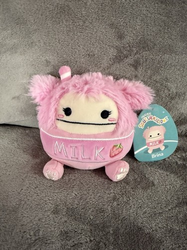 ⭐️ Squishmallow 5" Brina Milkshake Epic Squad Bigfoot