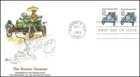 USA FDC - 1985 - Transportation Series - Stanley Steamer Scott # 2132, Fleetwood