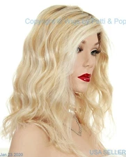Rachel | Jon Renau Wigs | Lace Front Monotop | Hand Tied Wavy | LAGUNA BLOND -2