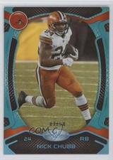 2021 Certified Mirror Teal 3/50 Nick Chubb #21 16n7