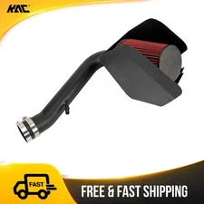 Fit For 2018-2020 Jeep Wrangler 2T Cold Air Intake Kit+2.75" Red Filter w/ Heat