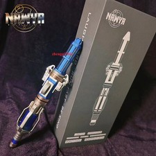 Doctor Who 12th Blue Metal Infrared Remote Screwdriver Cosplay Prop Replica Gift