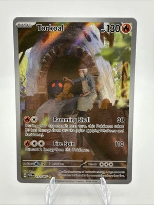 Torkoal Illustration Rare Pokemon TCG SV06: Twilight Masquerade 172/167 NM - Image 1 of 3