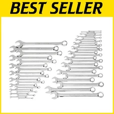 44 Pc. Master Combination Wrench Set - Chrome Finish