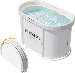 Portable Foldable Bathtub for Adults AUCTION Freestanding Shower Hot Bath Ice