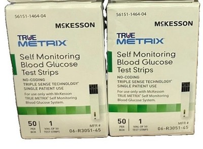 100 True Metrix Test Strips~7/2027~$18.88~Free Ship