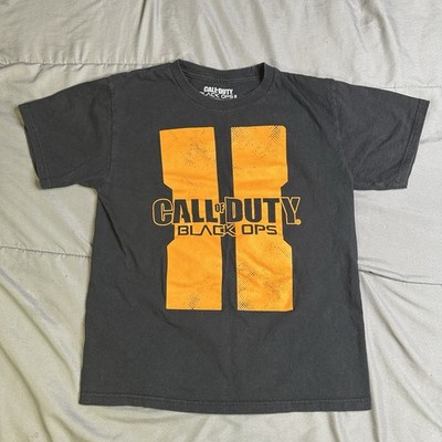 Call Of Duty Shirt Black OPS 2 Boys XXL 18 Short Sleeve Video Game Tee