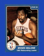 1984-85 Star Set-Break #285 Moses Malone EX-EXMINT *GMCARDS*