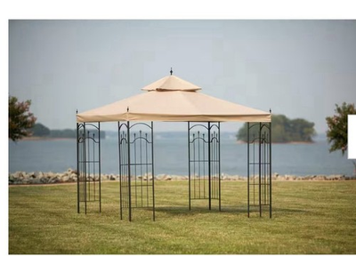#ad Hampton Bay Replacement Canopy Patio 10#x27; X 10#x27; Arrow Gazebo sold by Home Depot $125.00