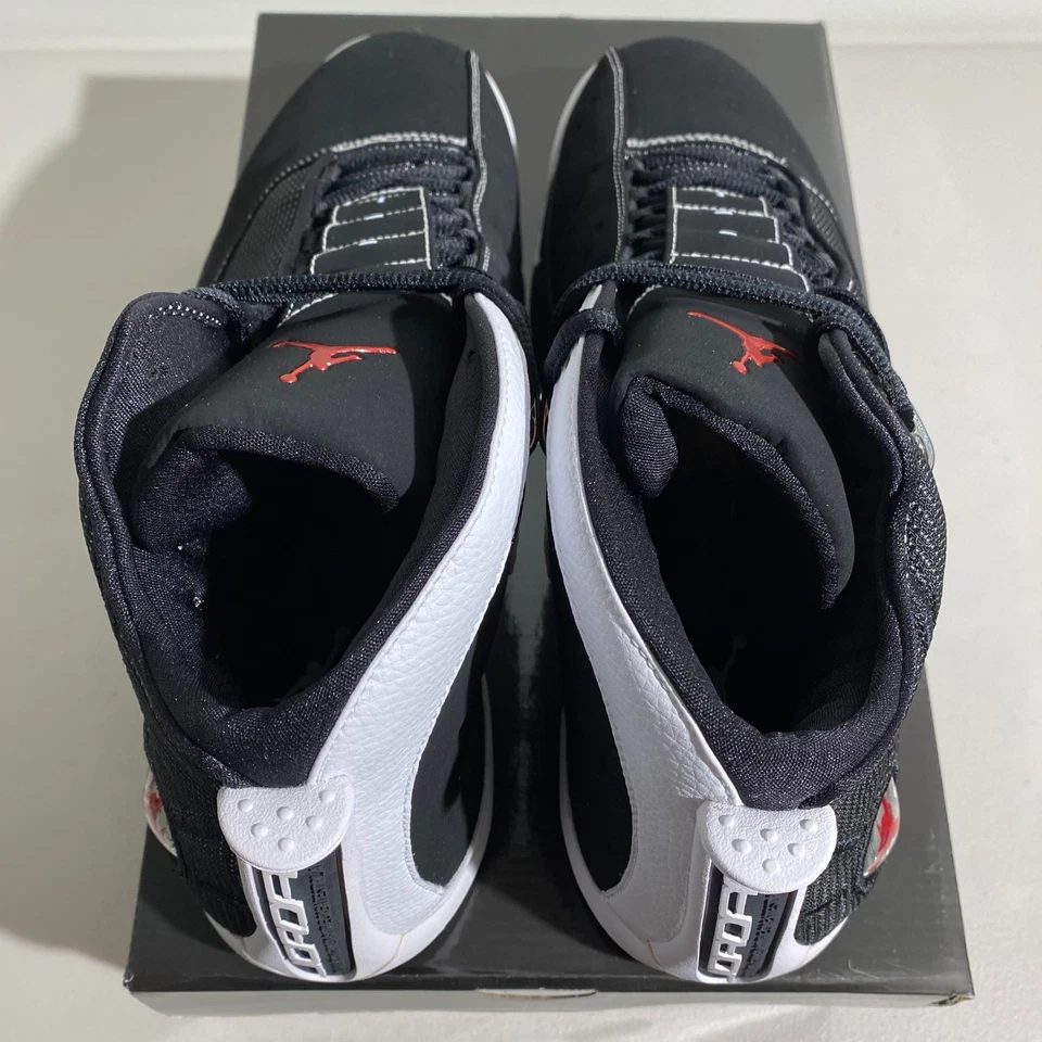 Talla 12.5 - Air Jordan 12.5 Team Negro Varsity Rojo Blanco 317176-061 ¡Envío rápido! Foto 3 de 4