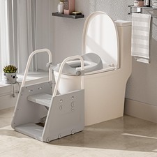 3 In 1 Potty Training Toilet Seat Toddler Step Stool Ladder Splash Guard 1-3 Y