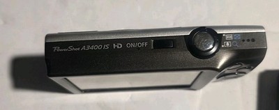 Canon PowerShot A3400 IS 16.0MP Digital Camera - Black for sale