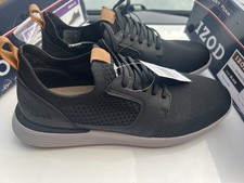 IZOD Bannister 1800415 Mens US 11 Shoes Black Memory Foam Athletic Sneakers