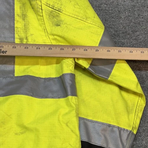 Radians Jacket Mens XL Yellow Hi Vis Hooded Insulated Reflective RW32-3Z1Y image 11