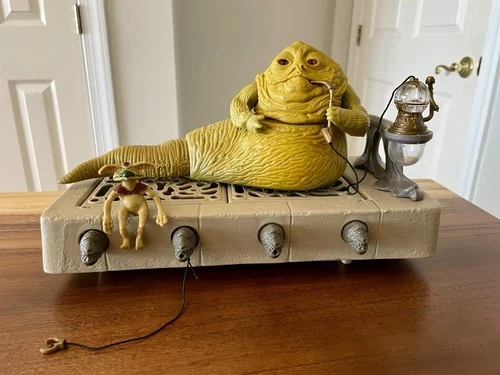 Vintage Star Wars JABBA THE HUT PLAYSET Complete Original Kenner