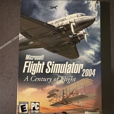 2004 CD-ROM - Microsoft Flight Simulator, A Century of Flight, Windows PC Game