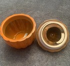 Pumpkin Harvest Ceramic Salt and Pepper Shakers, Bowl & Spoon Rest For Fall — photo 8