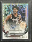 SCOOT HENDERSON 2025-26 BOWMAN CHROME #BCA-SH AUTO MINI DIAMOND REFRACTOR 1/100