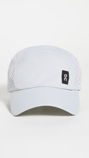 On Running Lightweight Gray Performance Wicking Cap 5-Panel Hat Adjustable NEW!