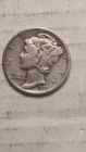 1938-S Mercury Silver Dime Coin,  Fine Condition, But You Judge.      695