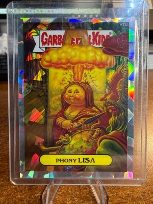 MONA LISA 2014 Garbage Pail Kids Chrome Series 2- #R13a ATOMIC REFRACTOR