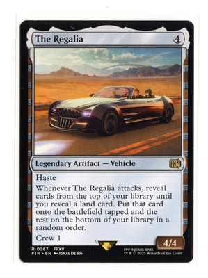 The Regalia R 267 Regular FINAL FANTASY MTG Card LP