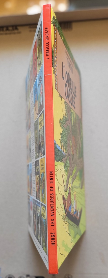 Grande Assiette Tintin – L'Oreille Cassée – Porcelaine Moulinsart – édition 1996