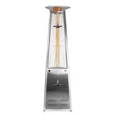 Lava Heat Lite Italia KD Stainless Steel Propane Outdoor Patio Space Heater Warm