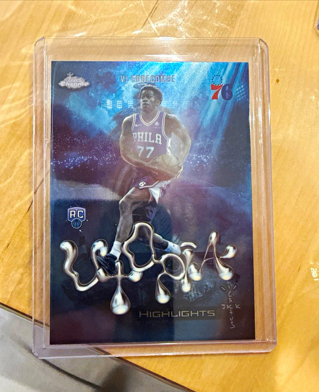 Topps 2026 Topps Cactus jack UTOPIA Rookie UH-23 VJ Edgecombe 76ers NBA