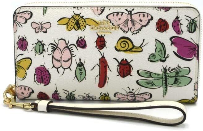 Coach] Long Zip Around Wallet with Creature Print CR931 IMCAH