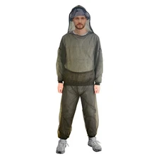 Mosquito Suit, Bug Net Pants & Jacket with Hood, Full Body Bug Suit for Garde...
