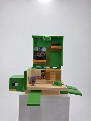Minecraft Transforming Turtle Hideout Beach House Spielset, Mattel Discontinued 