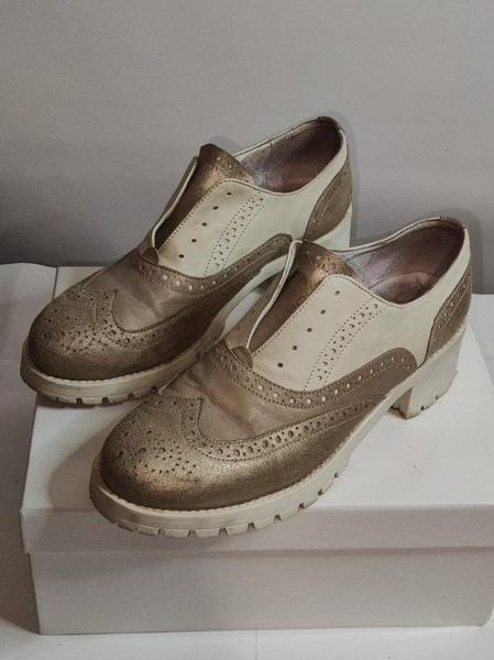 Women Lorenzo Mari Loafers Grey Leather 39