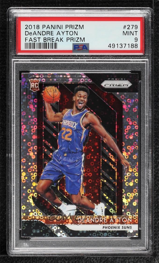 2018-19 Panini Prizm Fast Break DeAndre Ayton #279 PSA 9 MINT Rookie RC pm5