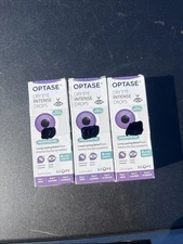 EXP 04/2026! 3 Box Lot Optase Dry Eye Intense Drops (0.33 Oz) NEW