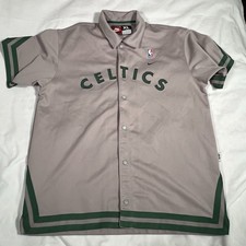 Nike 1925 Rewind Boston Celtics Warm Up Shooting Shirt Jacket Men’s XL Grey
