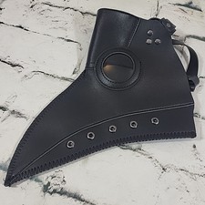 Plague Doctor Bird Mask, Gothic Cosplay Black Retro Steampunk Scary Halloween