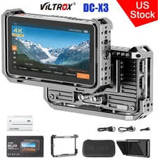Viltrox DC-X3 4K SDI Monitor with Cage,2000Nits Touchscreen Camera Field Monitor
