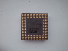 486DX4-100 ST486DX4V10HS MD6J TNBKWFM con dissipatore 80486 CPU vintage ORO