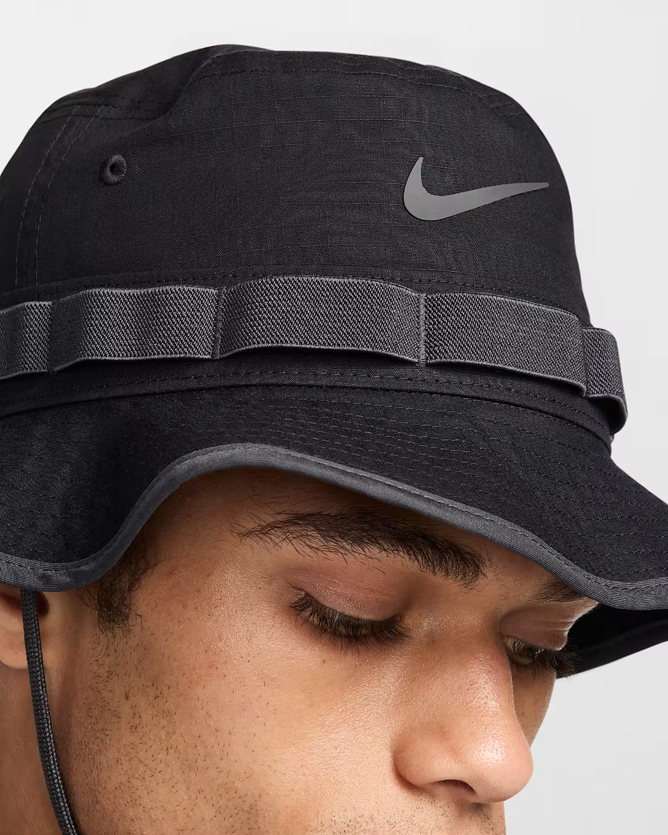 Nike Apex Dri Fit Bucket Hat Black Anthracite Size M Adult Unisex