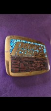Vintage Belt Buckle Western Cowboy