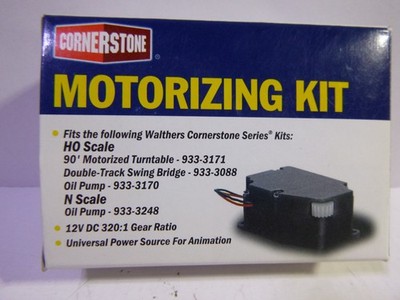 Walthers Cornerstone Series #933-1050 Motorizing Kit HO Scale Turntable Bridge