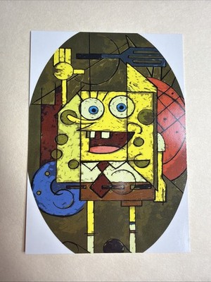 2009 Topps SpongeBob Series 2 Sponge With Spatula Art Card #20 Rare Nickelodeon