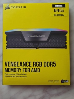 CORSAIR VENGEANCE RGB DDR5 RAM 64GB (2x32GB) 6000MHz CL30 36 36 76 AMD & INTEL