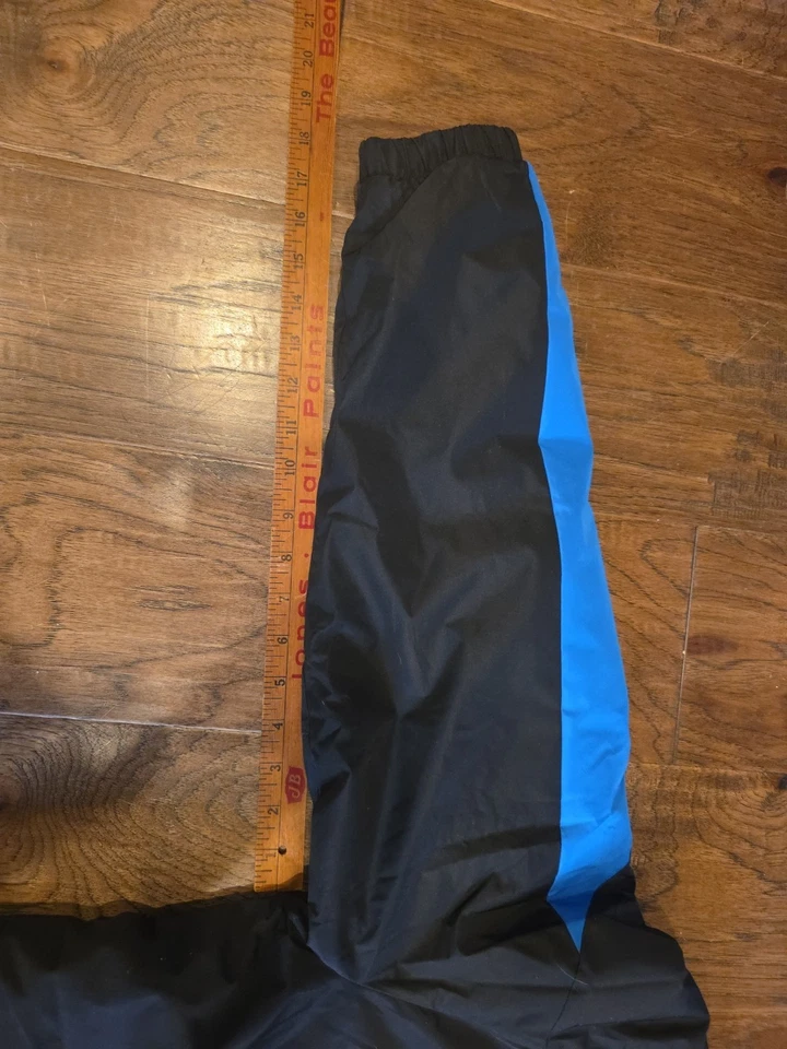 Speedo Hooded Fleece Lined Swim Adult Blue/Black Coat Unisex Edge Parka XS $165 - Image 4 of 4