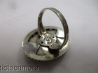 VINTAGE BELL TRADING NAVAJO INDIAN TURQUOISE STONE PORTRAIT RING STERLING — photo 5