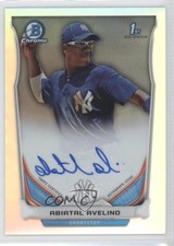 2014 Bowman Chrome Prospect Refractor 485/500 Abiatal Avelino #BCAP-AAV Auto 3b3