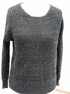 green lurex jumper
