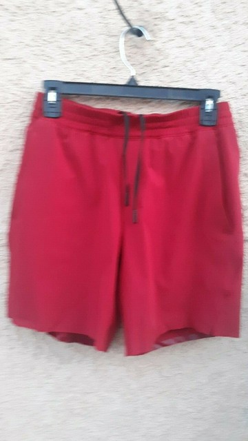 lululemon men swim shorts channel cross size S/ maroon | eBay